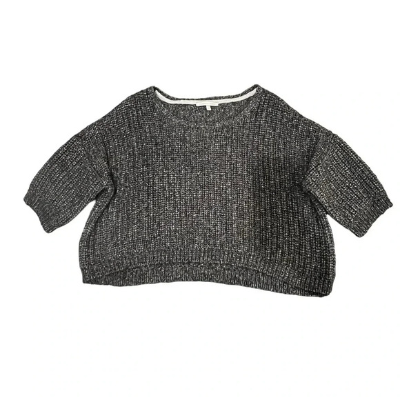 Victoria's Secret Gray Wool Blend Short Sleeve Knit Pullover‎ Sweater - Medium - Picture 1 of 6